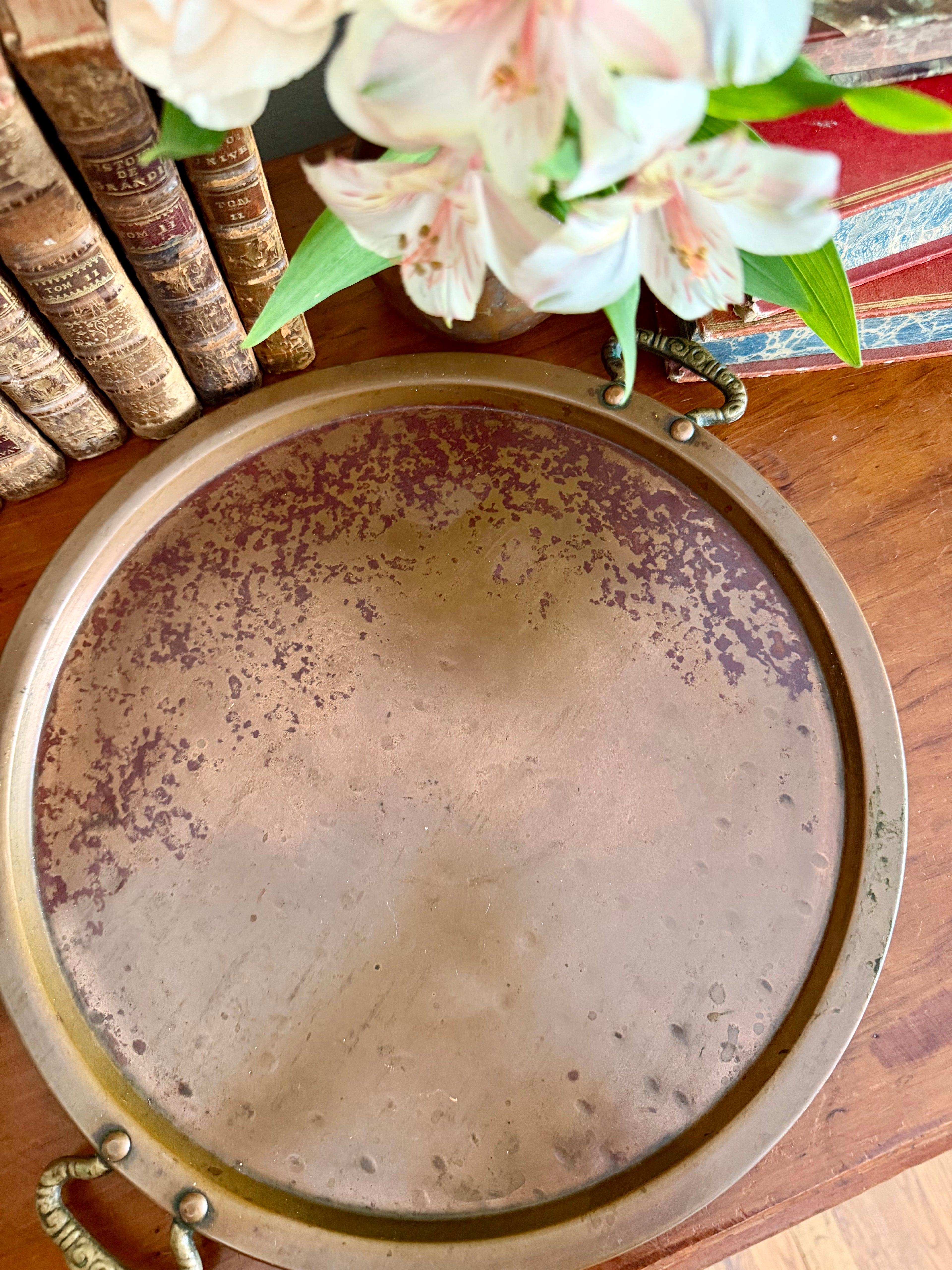 Hand Crafted Copper Serving Tray