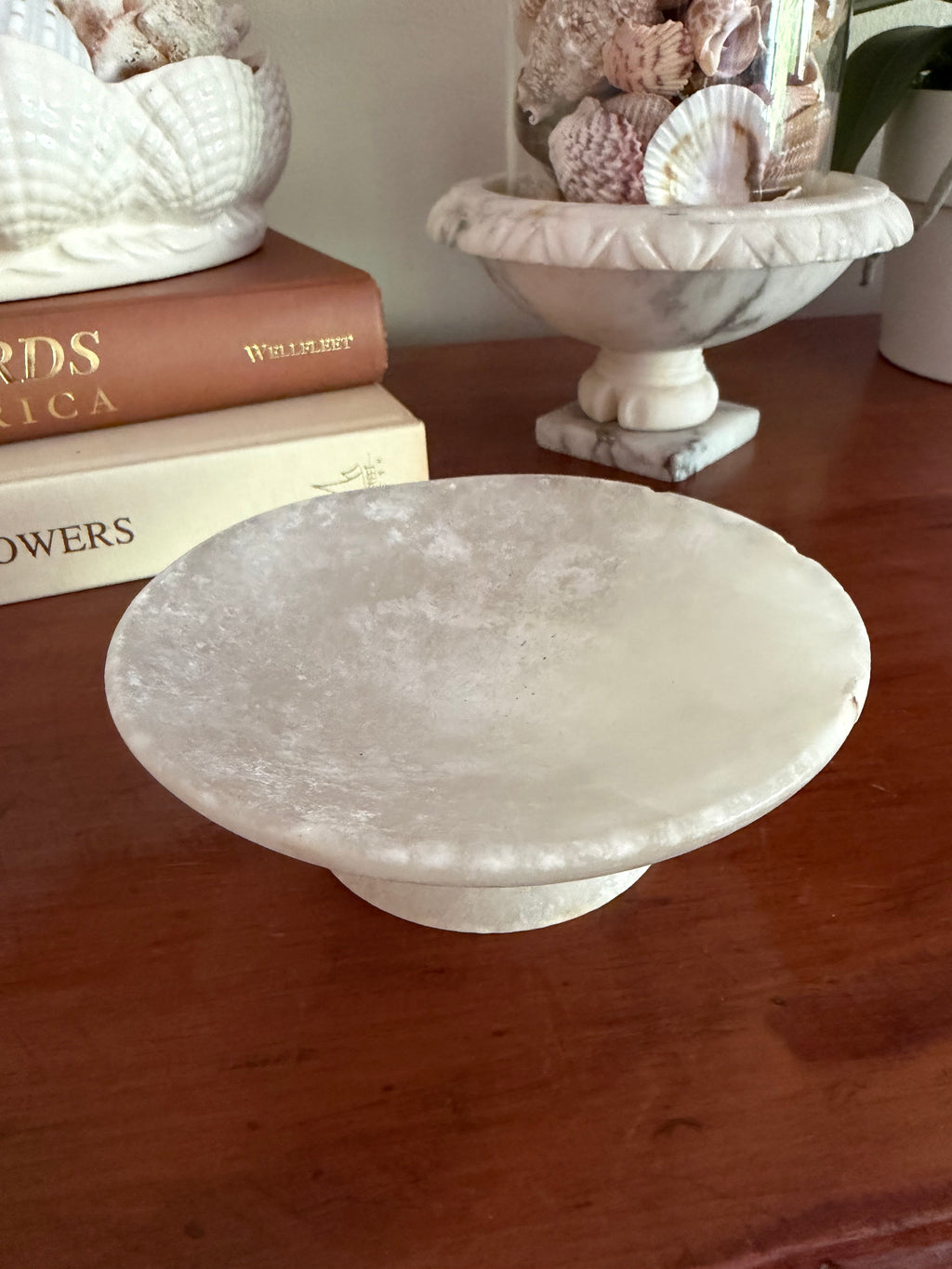 Mini Spanish Alabaster Compote and Shells