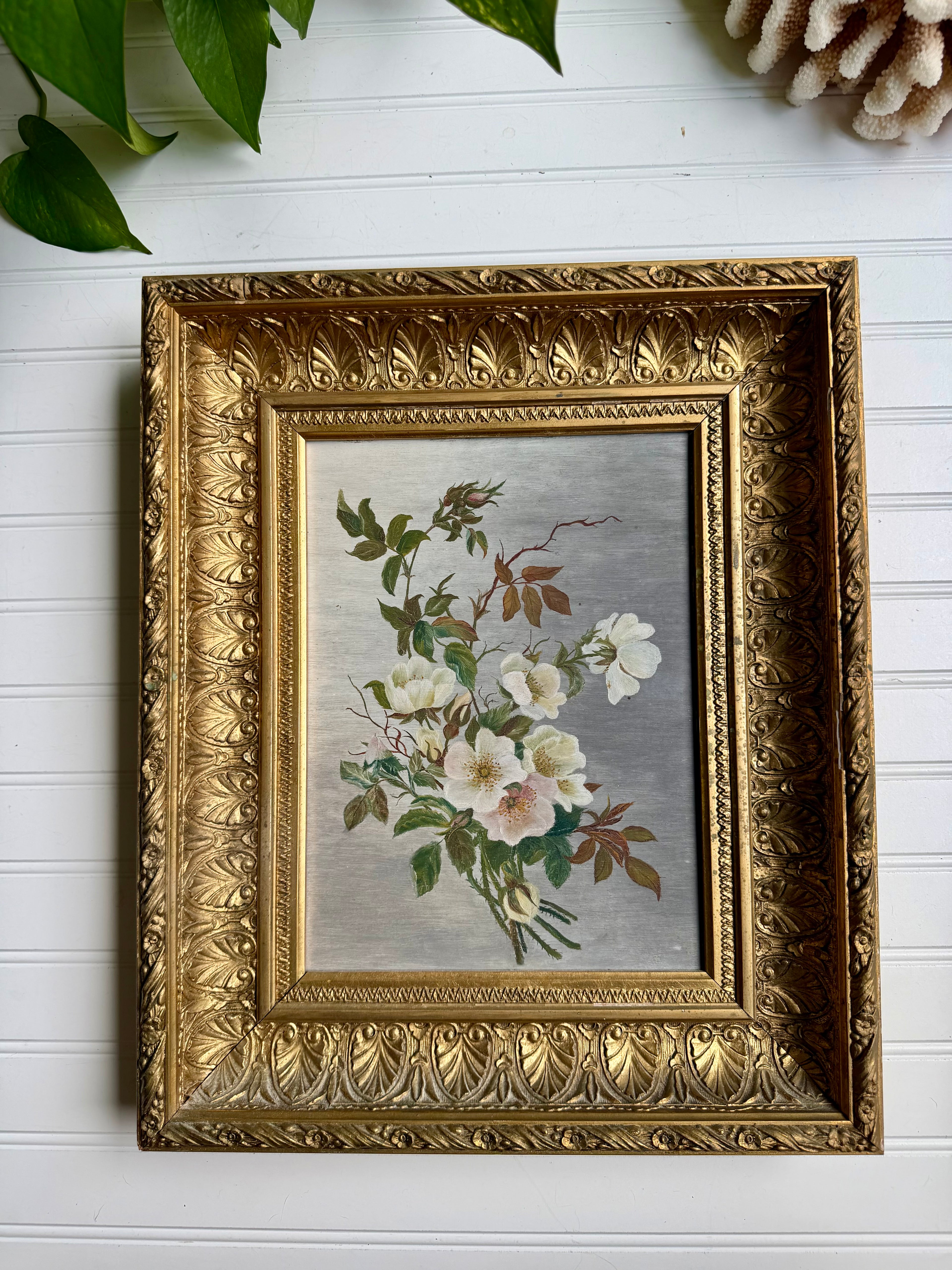 Antique Floral Painting