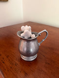 Pewter Vessel and Coral