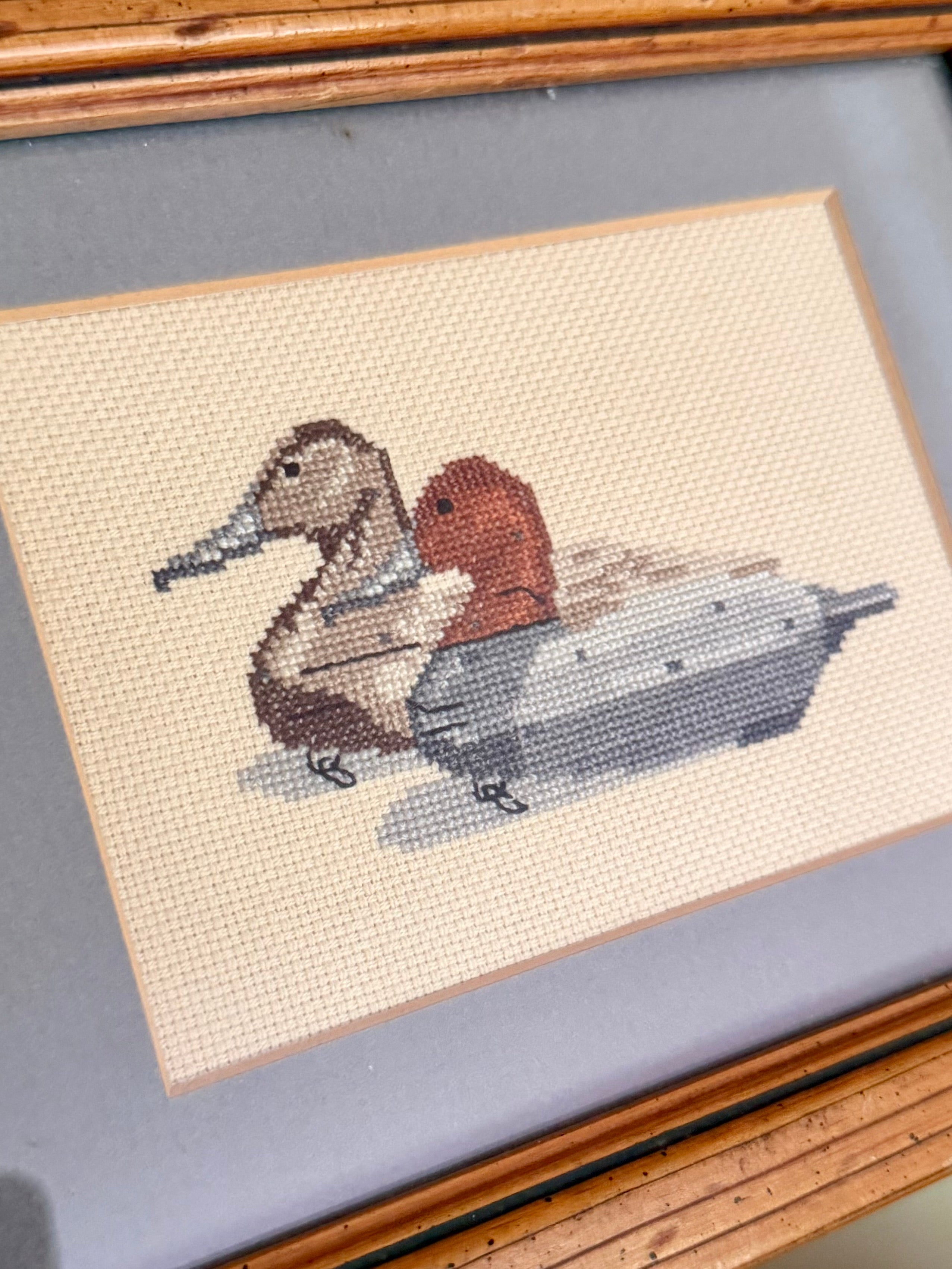 Vintage Duck Cross-stitch