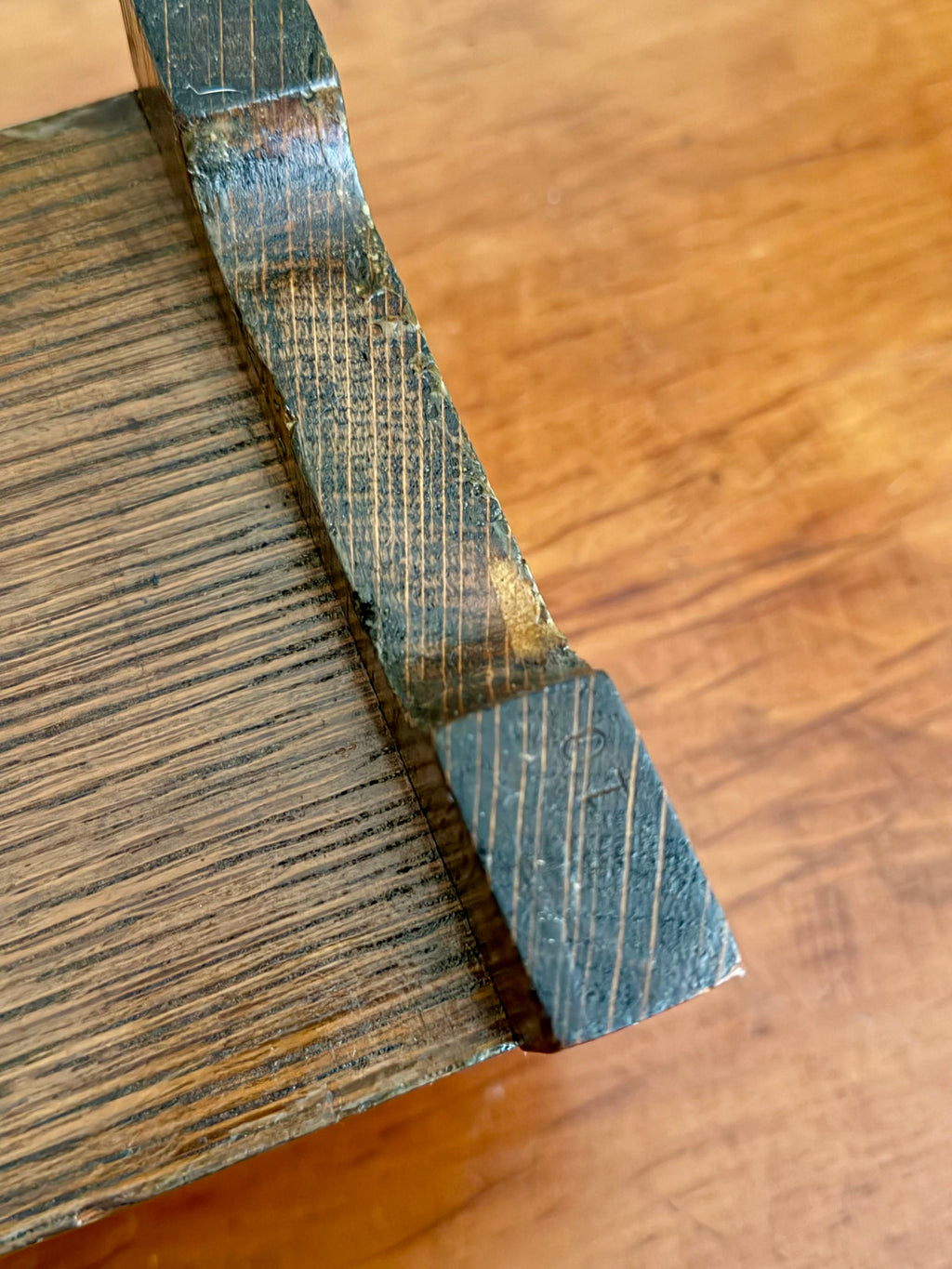 Antique Solid Oak Shelf/Riser