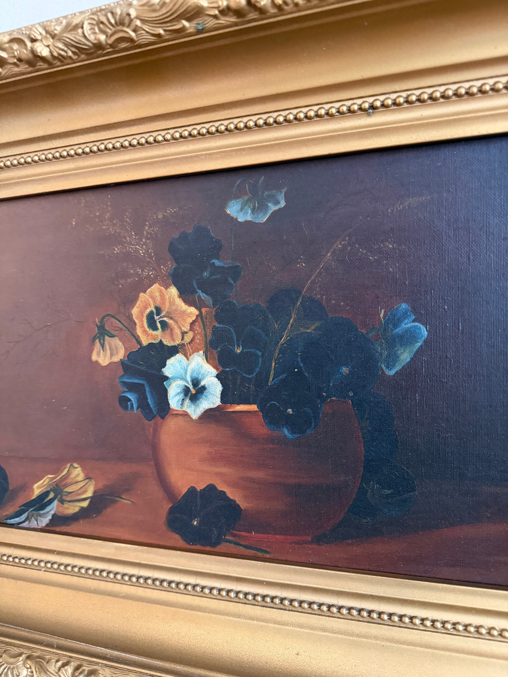 Antique Oil Painting on Canvas