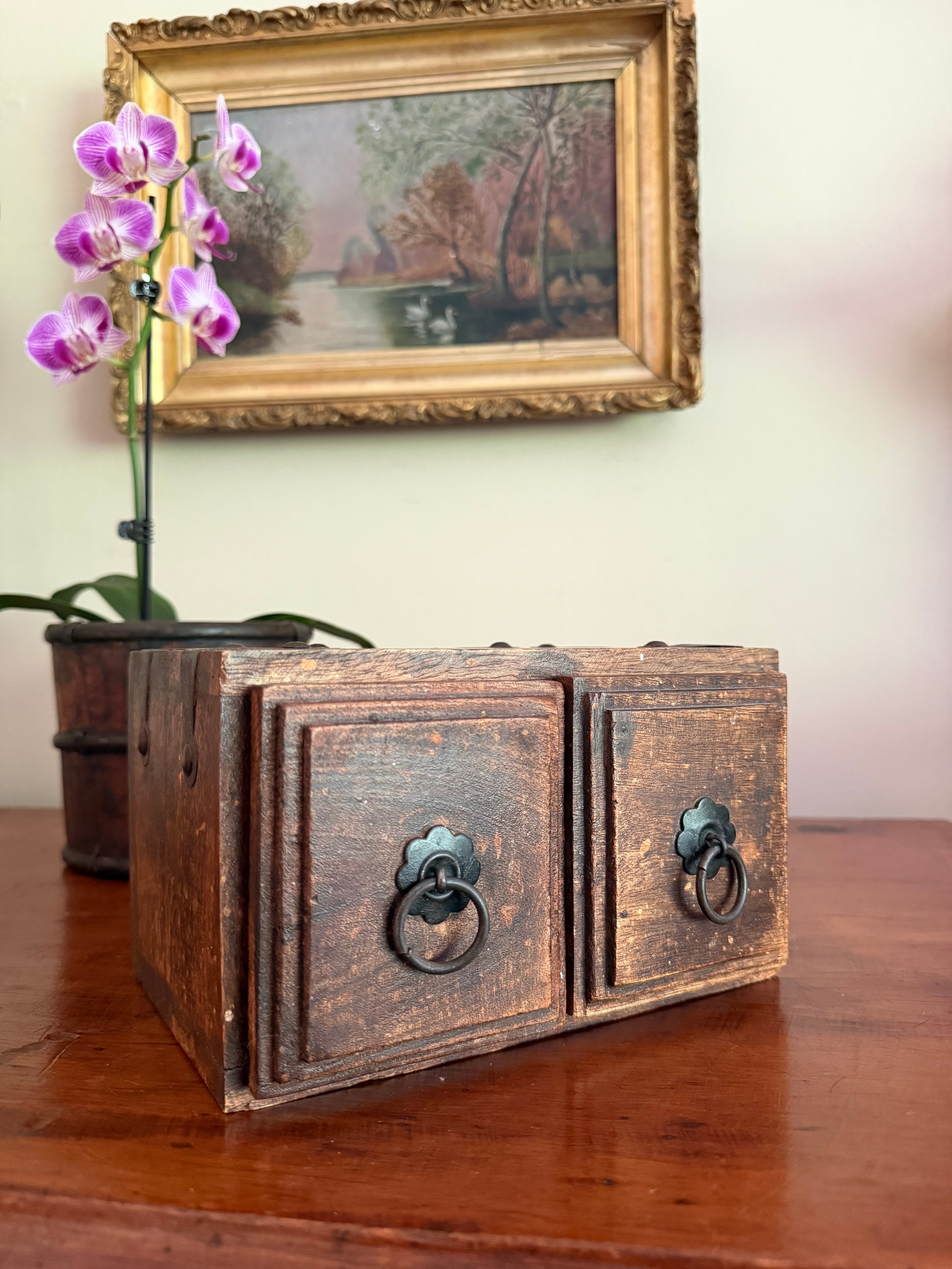 Japanese Wooden Storage Box