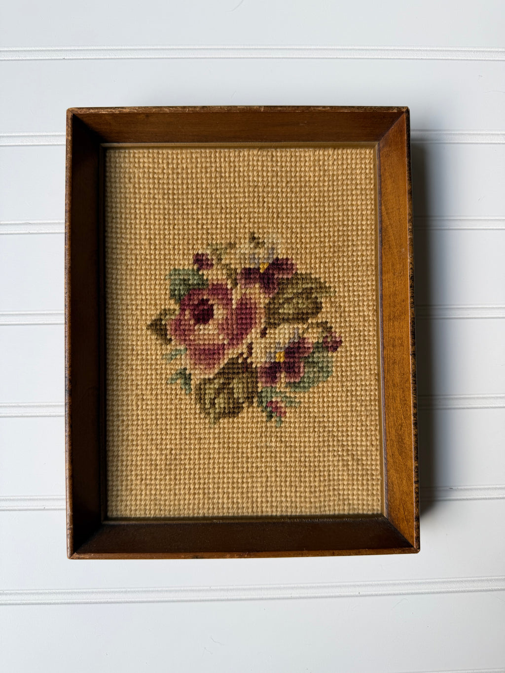 Small Floral Needle Point